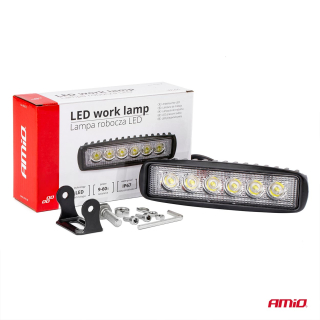 LED pracovní světlo 6 LED (160 x 43 x 42 mm) - Amio WL01
