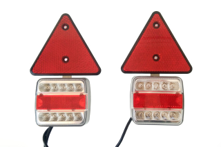 Sada LED SVĚTEL (B / CZ) pro magnet, trojúhelník + kabel 7,5 m