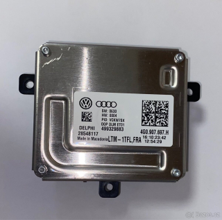 Řídící jednotka pro denní Led světlo AUDI, VW ORIGINÁL 4G0907697H