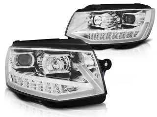 PŘEDNÍ SVĚTLA, VW T6, 2015- TUBE LIGHT, CHROMOVÉ