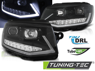 PŘEDNÍ SVĚTLA, VW T6 2015- TUBE LIGHT, ČERNÉ