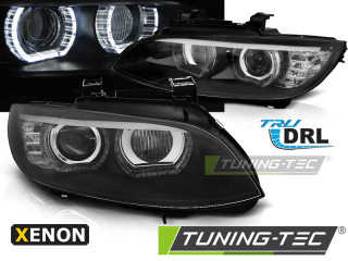 PŘEDNÍ SVĚTLA BMW E92,93, 2006-2010 3D ANGEL EYES, ČERNÉ