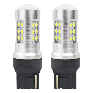 CAN-BUS žárovky T20 (7440) 24 SMD LED bílé 6000°K, AMIO, 2 ks