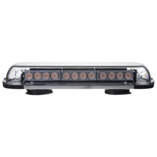 Rampa oranžová, 32LEDx1W, magnet, 12-24V, 440mm, ECE-R10
