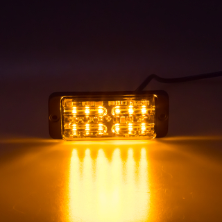 LINEAR LED dual 12x5W LED, 12-24V, oranžový, ECE R65
