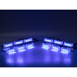 PREDATOR LED do mřížky, 12V, modrý, kf746-4blue