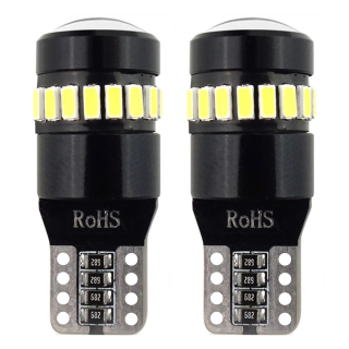 LED ŽÁROVKA CANBUS 18SMD 3014 + 1SMD 1SMD T10 W5W White 12V/24V