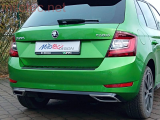 Dummy - koncovky výfuku, Fabia III. Facelift, Monte Carlo, od r.v. 09/2018