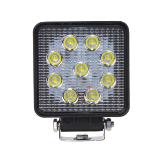 LED světlo hranaté, 9x3W, ECE R10/R23