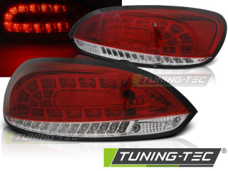 ZADNÍ SVĚTLA, LAMPY LED VOLKSWAGEN SCIROCCO 2008-2014 ČERVENÁ