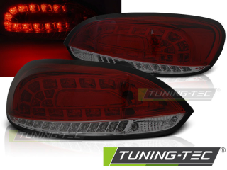 ZADNÍ SVĚTLA, LAMPY LED VOLKSWAGEN SCIROCCO 2008-2014 ČERVENÁ, KOUŘOVÁ