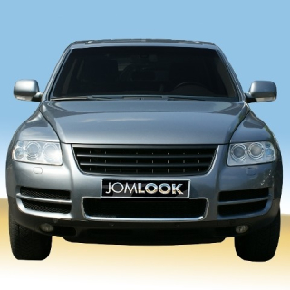 PŘEDNÍ MASKA BEZ ZNAKU VOLKSWAGEN TOUAREG, 2002-2006, ČERNÁ