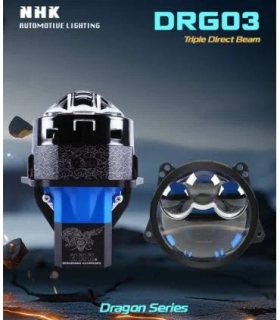 NHK® Dragon Bi-led projektory 3,0", 5700K, 45/75W, 12V, 13,5cm, 2ks. TOP.