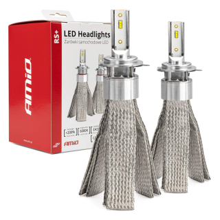 LED žárovky H7-1 AMIO CREE CAN-BUS, model RS+, 3500 LM