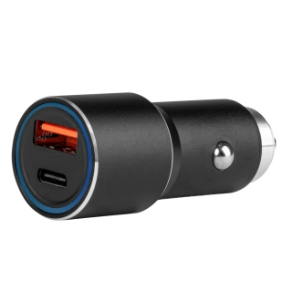 Automobilová nabíječka 38W USB USB-C TYP-C AMiO