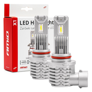 LED žárovky hlavního svícení X1 Series HB3 9005/HIR1 9011/H10-AMIO
