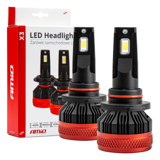 LED žárovky hlavního svícení X3 Series HB4 9006 AMiO