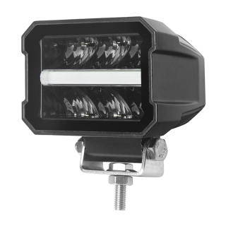 LED světlo obdélníkové s pozičním/oranž. světlem, 6x5W, ECE R10, R112