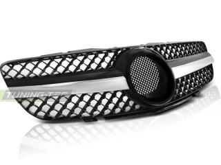 Přední maska Mercedes SL R230 2001-2006 SL Look chromovo černá