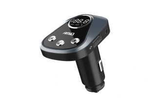 FM transmitter bluetooth 5.0 s funkcí nabíječky 2.4A a lokalizací 