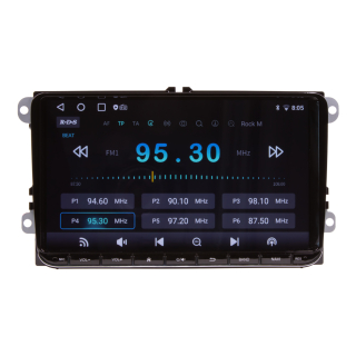 Autorádio pro VW, Škoda s 9" LCD, OS Android, WI-FI, GPS CarPlay, Bluetooth, 2x USB, 4G
