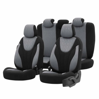 Autopotahy OTOM RUBY 1202 GREY/BLACK univerzální (3-ZIP, sada)