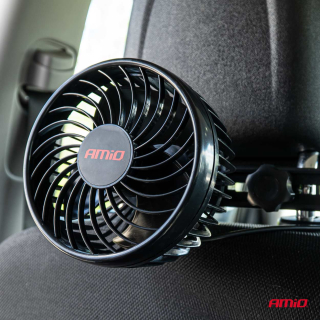 Ventilátor do auta na opěrku hlavy 4,5" 12V