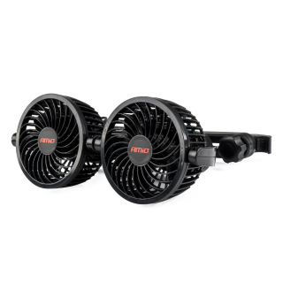 Ventilátor do auta na opěrku hlavy 2x4" 12V