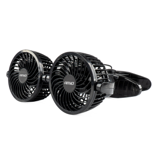 Ventilátor do auta s klipem 2x4" 24V