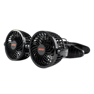 Ventilátor do auta s klipem 2x4" 12V