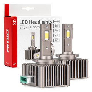LED výbojky D3S LED XD CAN-BUS, bílé| 8600 LM, 2 ks, AMIO