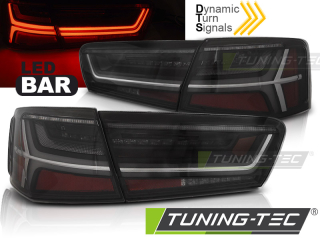 Zadní světla Audi A6 C7 11-14 sedan kouřová LED BAR