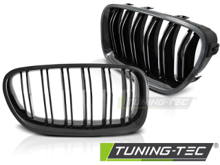 PŘEDNÍ MASKA, LEDVINKY BMW F10, F11, 2010-2016, SPORT STYLE, LESKLÁ ČERNÁ