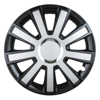 Kryt kola - poklice FLASH 16" black&silver