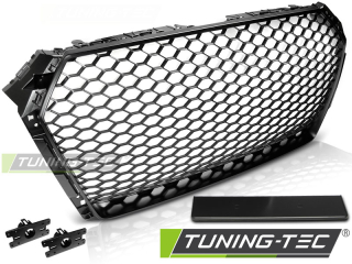 Přední maska Audi A4 B9 15- černá mat. RS-STYLE