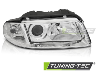 Přední světlo Audi A4 B5 99-00 TYC - chrom PRAVÉ