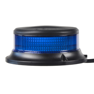 PROFI LED maják, 12-24V, 18x1W modrý, pevná montáž, ECE R65 R10