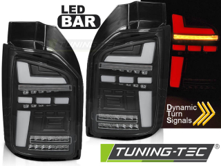 Zadní světla VW T6 15-19 zad.výklopné dveře LED BAR černá SEQ OEM žárovka