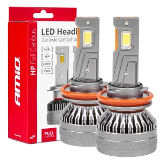 LED žárovky H8 | H9 | H11 Full Canbus 4500 LM, 2KS AMiO
