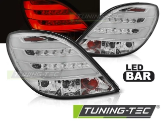 Zadní světla Peugeot 207 06-09 3/5dv htb. - chrom LED BAR