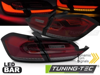 Zadní světla Ford Fiesta MK8 17-21 HATCHBACK červená/kouřová LED