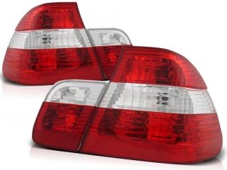ZADNÍ SVĚTLA, LAMPY BMW E46 SEDAN, 1998-2001, BÍLÉ, ČERVENÉ