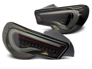 ZADNÍ LED SVĚTLA, SVĚTLOMETY, LAMPY TOYOTA GT86, 2012-2021, LED BAR, SEQ, KOUŘOVÉ
