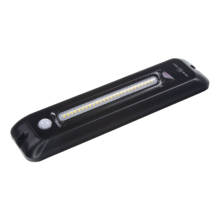 LED osvětlení interiéru/exteriéru, 10-30V, 15W, ECE R10, IP67, černé PIR senzorr