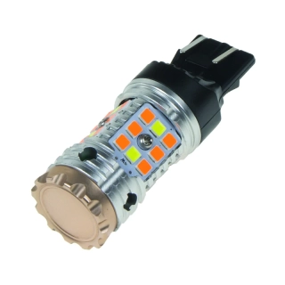 LED  ŽÁROVKA T20 (7443) bílá/oranžová, CAN-Bus, 12V, 32LED/3030SMD