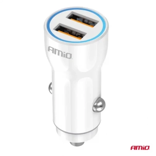 Nabíječka do auta 2x USB-A 12/24V