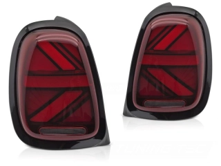 Zadní LED světla, světlomety, lampy Mini Cooper F55, F56, F57, 2014-2017, červené