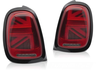 Zadní LED světla, světlomety, lampy Mini Cooper F55, F56, F57, 2014-2017, červené