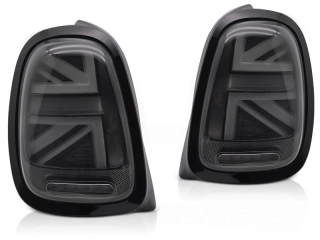 Zadní LED světla, světlomety, lampy Mini Cooper F55, F56, F57, 2014-2017, kouřové