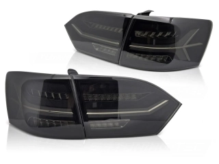 Zadní LED světla, světlomety, lampy VW Jetta VI, 2011-2014, SEQ, kouřové